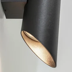 Straluma Wandlamp koker smal up+down zwart></noscript> Woonkamerlampen|Slaapkamerlampen