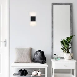 Straluma Wandlamp kubus verst. zwart/grijs ex.g9></noscript> Woonkamerlampen|Slaapkamerlampen