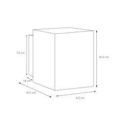 Straluma Wandlamp kubus wit G9><noscript><img width=