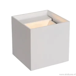 Straluma Wandlamp kubus wit verstelbaar incl. led></noscript> Wandlampen|Bedlampjes