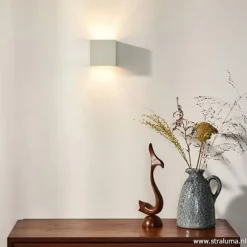 Straluma Wandlamp kubus wit verstelbaar incl. led></noscript> Wandlampen|Bedlampjes