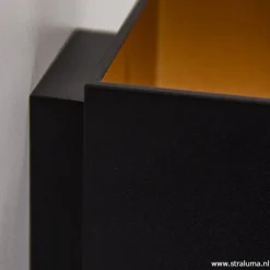 Straluma Wandlamp kubus zwart/goud><noscript><img width=