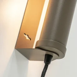 Straluma Wandlamp mat bruin met draaibare kap></noscript> Wandlampen|Scandinavische Verlichting
