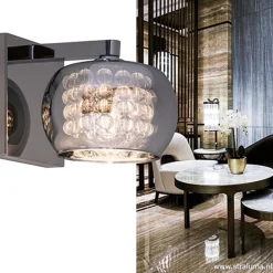Straluma Wandlamp Pearl glas/chroom><noscript><img width=