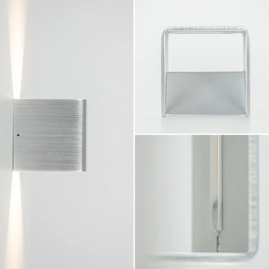 Straluma Wandlamp Stretto kubus alu> Wandlampen|Halverlichting