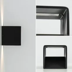 Straluma Wandlamp Stretto kubus zwart></noscript> Wandlampen|Woonkamerlampen