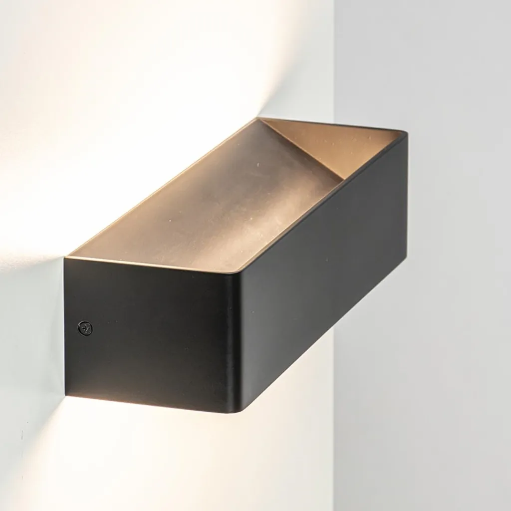 Straluma Wandlamp Stretto zwart 30cm> Wandlampen|Halverlichting