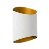 Straluma Wandlamp up+down wit met goud G9> Wandlampen|Lifestyle Verlichting