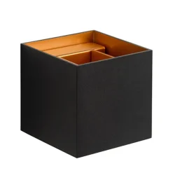Straluma Wandlamp Xio kubus zwart/goud inclusief G9> Wandlampen|Bedlampjes