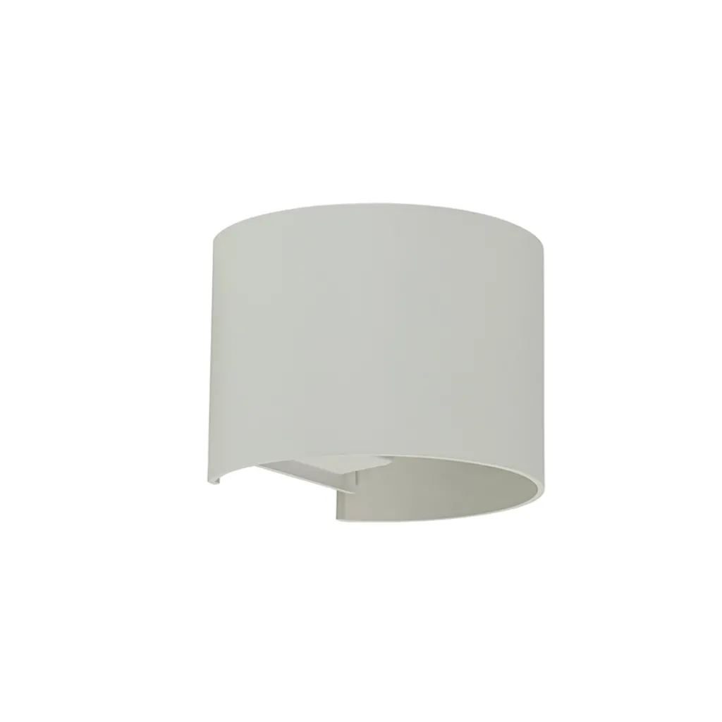 Straluma Witte LED Buitenlamp IP54 afgerond wit> Wandlampen|Buitenlampen