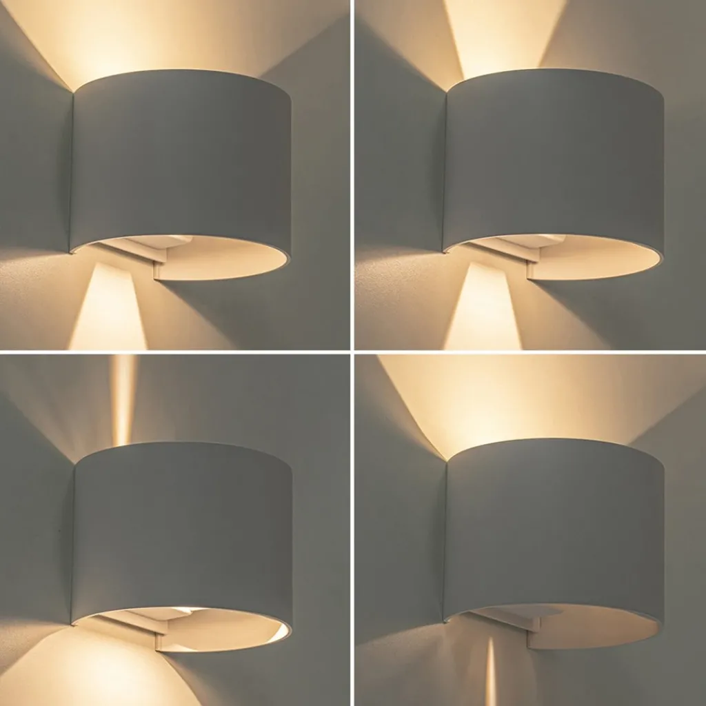 Straluma Witte LED Buitenlamp IP54 afgerond wit> Wandlampen|Buitenlampen