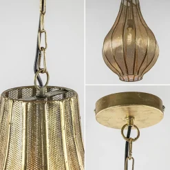 Straluma XL Light & Living druppel hanglamp goud oosters Micha><noscript><img width=