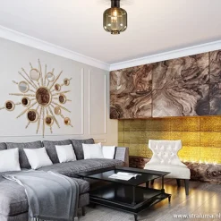 Straluma Zwart glazen plafondlamp luxury><noscript><img width=