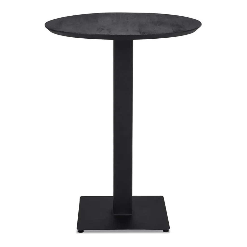 Straluma Zwart houten bartafel Ø80x105 cm> Bartafels