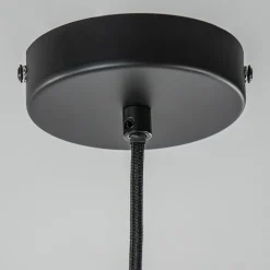 Straluma Zwart metalen hanglamp bol 30 cm></noscript> Keukenverlichting|Halverlichting