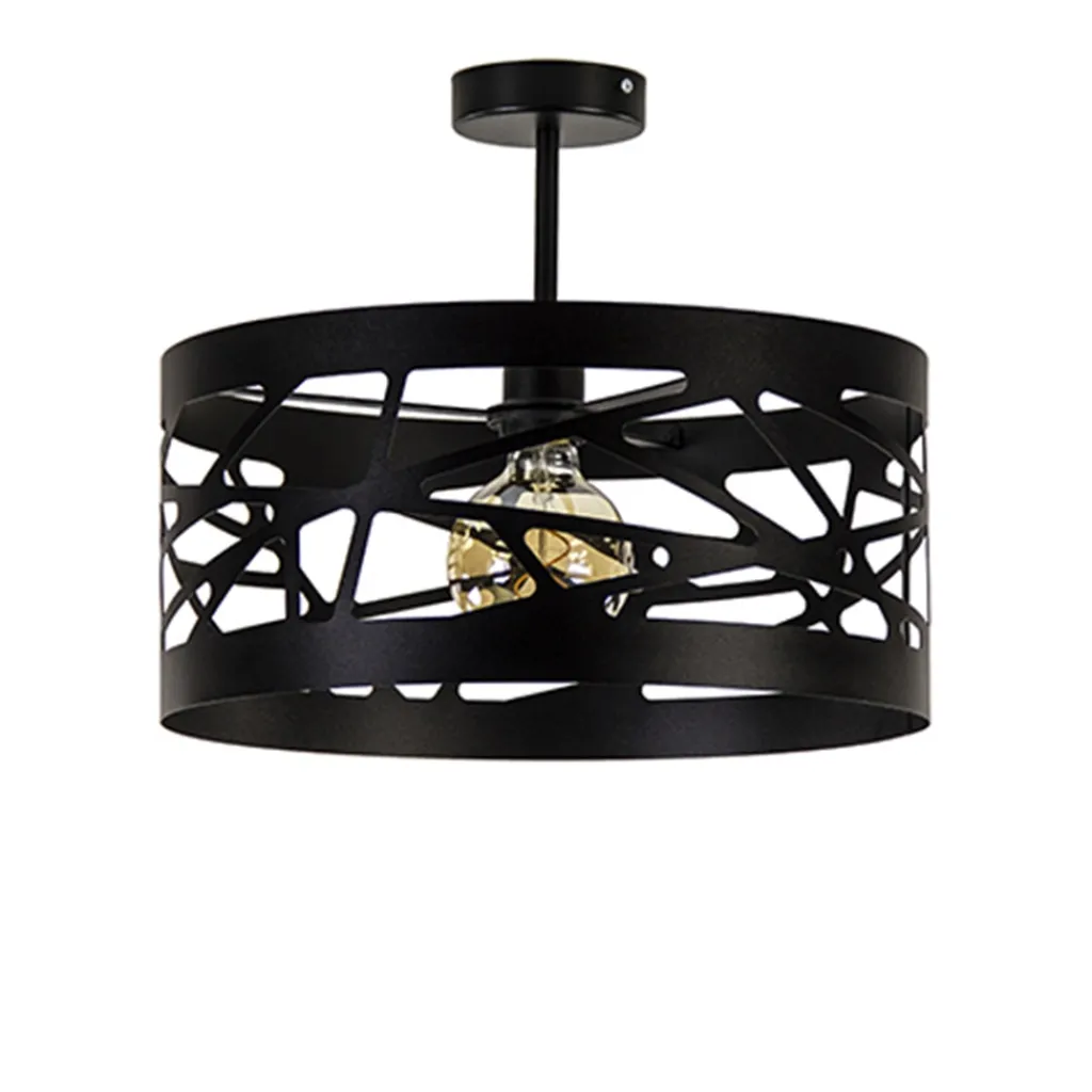 Straluma Zwart metalen plafondlamp Scandinavisch> Woonkamerlampen|Tienerkamerlampen