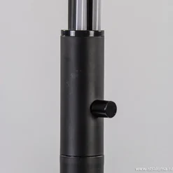 Straluma Zwarte boog vloerlamp LED dimbaar><noscript><img width=