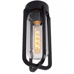 Straluma Zwarte buitenlamp plafond IP44></noscript> Plafondlampen|Buitenlampen