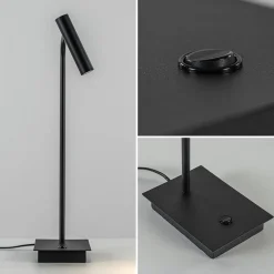 Straluma Zwarte bureaulamp met dimbaar LED verstelbaar><noscript><img width=