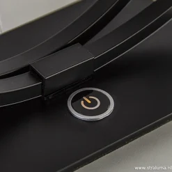 Straluma Zwarte LED tafellamp met touchdimmer></noscript> Tafellampen|Woonkamerlampen