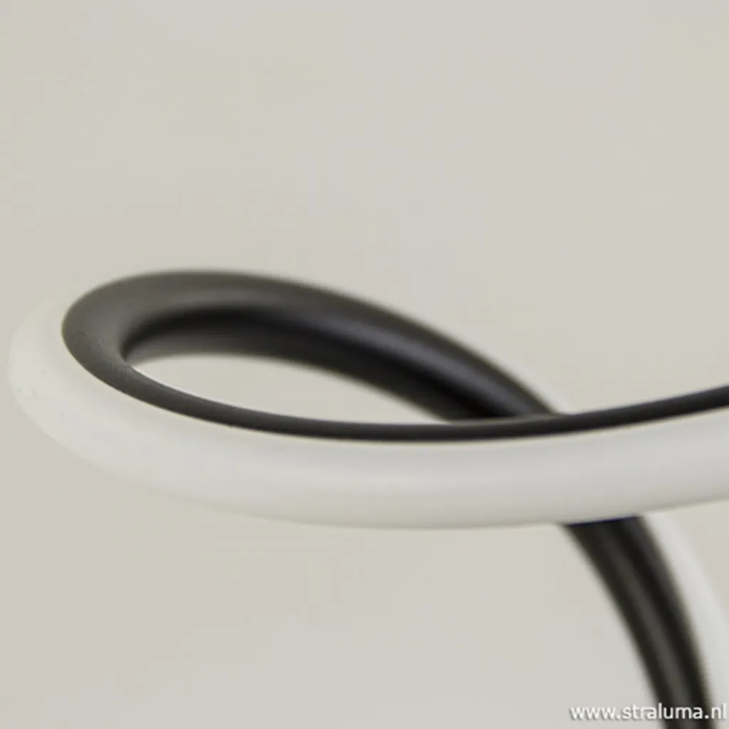 Straluma Zwarte LED tafellamp met touchdimmer> Tafellampen|Nachtkastlampen