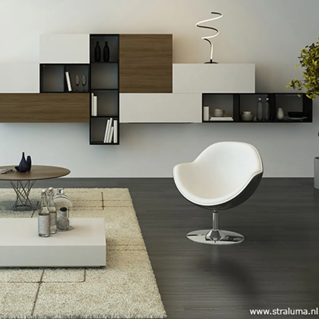 Straluma Zwarte LED tafellamp met touchdimmer> Tafellampen|Nachtkastlampen