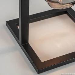 Straluma Zwarte tafellamp frame excl. lichtbron></noscript> Woonkamerlampen|Halverlichting