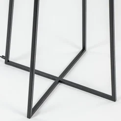 Straluma Zwarte vloerlamp modern frame excl. kap> Lampenvoeten|Schemerlampen