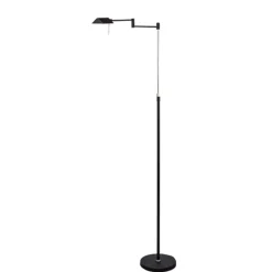 Straluma Zwarte vloerlamp-leeslamp LED dimbaar> Vloerlampen|Leeslampen